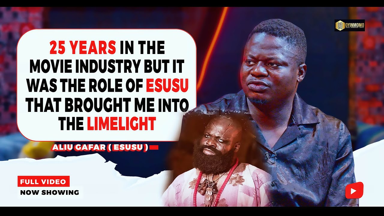 ALIU GAFAR "I THOUGHT I WAS POPULAR UNTIL FEMI ADEBAYO CASTED ME AS ESUSU IN SEVEN DOORS"