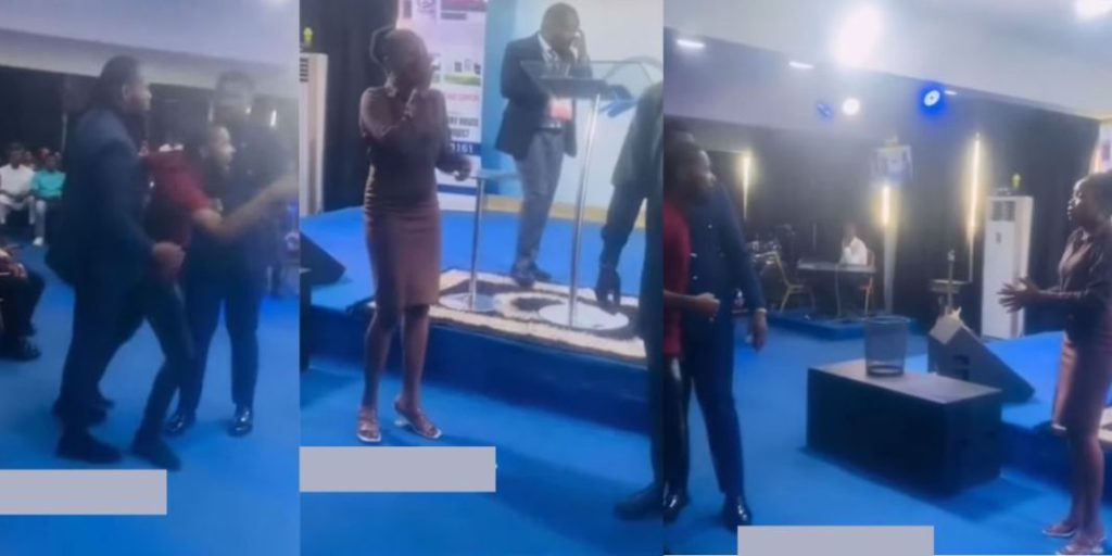 man caught his girlfriend in church with another man after training in school for 7 years watch