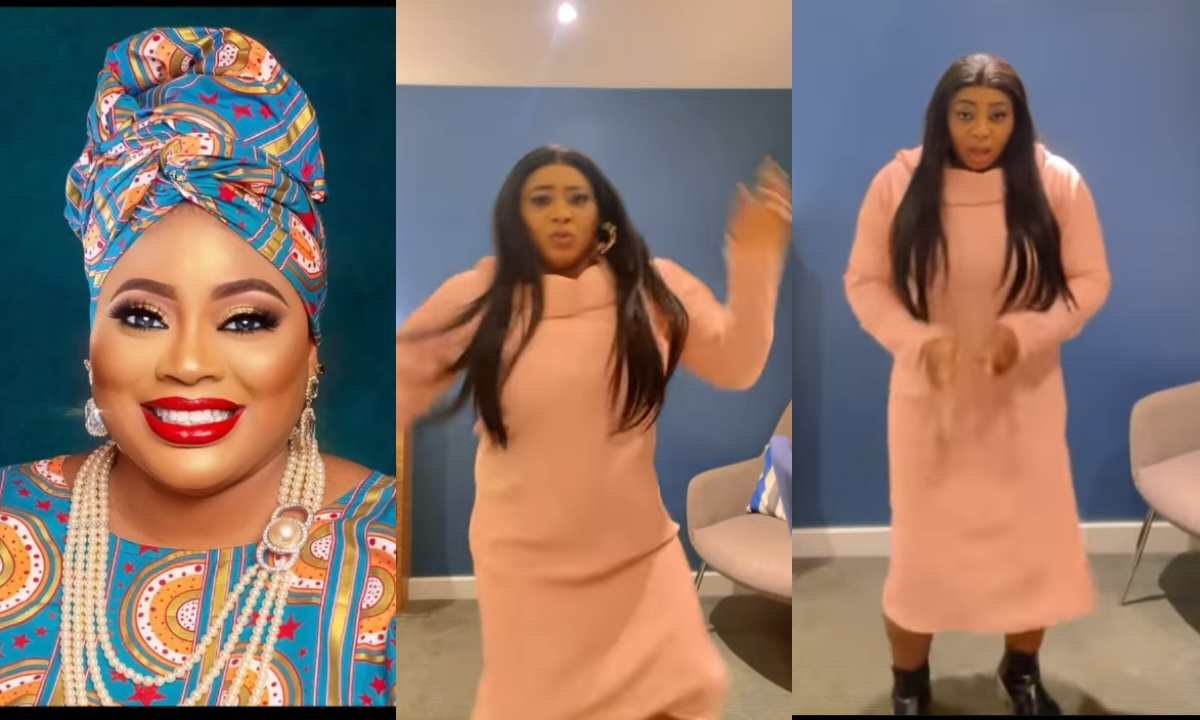 “Who Give Mama L0ud”- Reactions As Actress Ayo Adesanya Show Off Her Dancing Skills